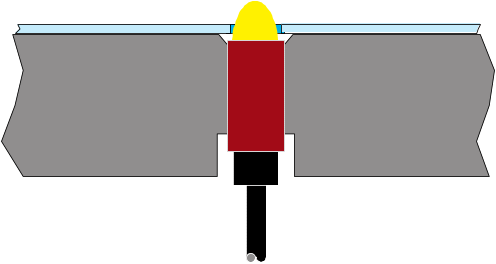 Graphic illustration of a stan dalone proximity sensor