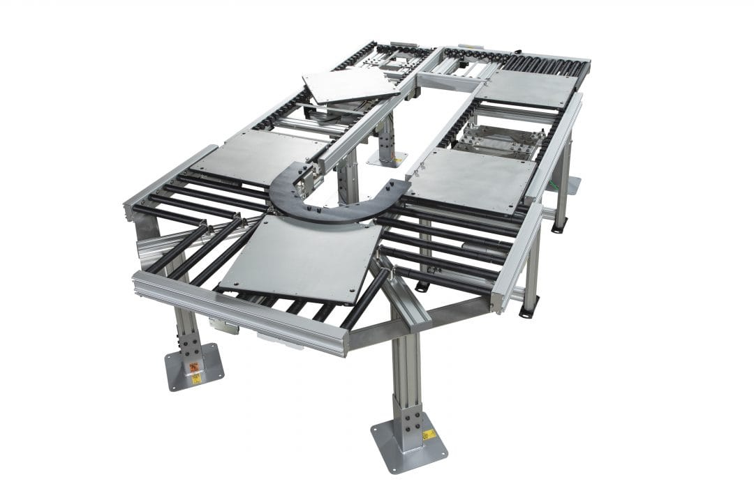 Versatile and durable low back pressure platform for the conveyance and product assembly